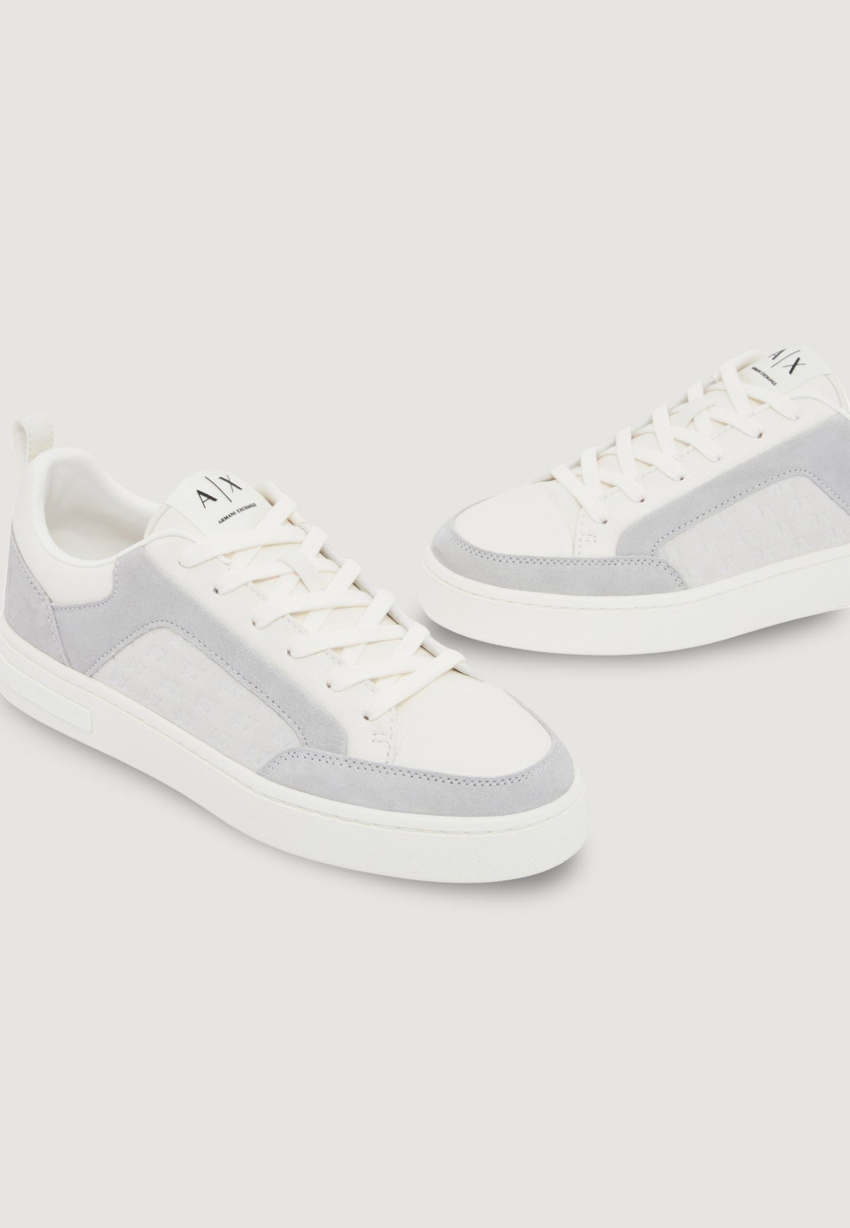 Armani Exchange Leren Sneakers Heren – Wit