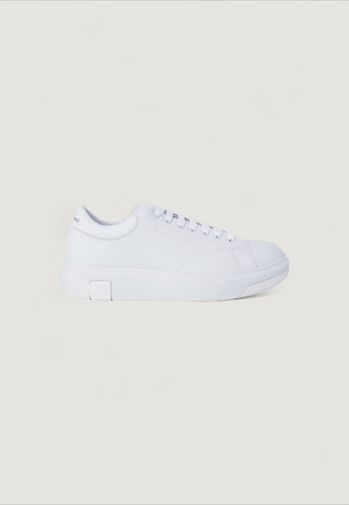 Armani Exchange Leren Sneakers Heren – Wit
