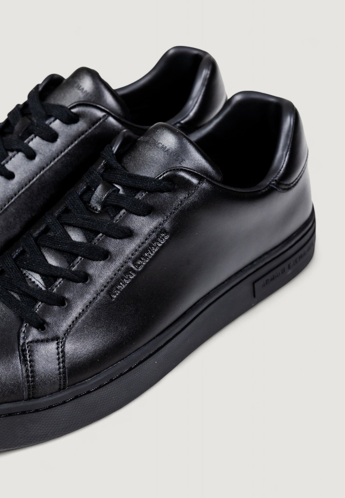 Armani Exchange Sneakers met Rubberen Zool Heren – Zwart