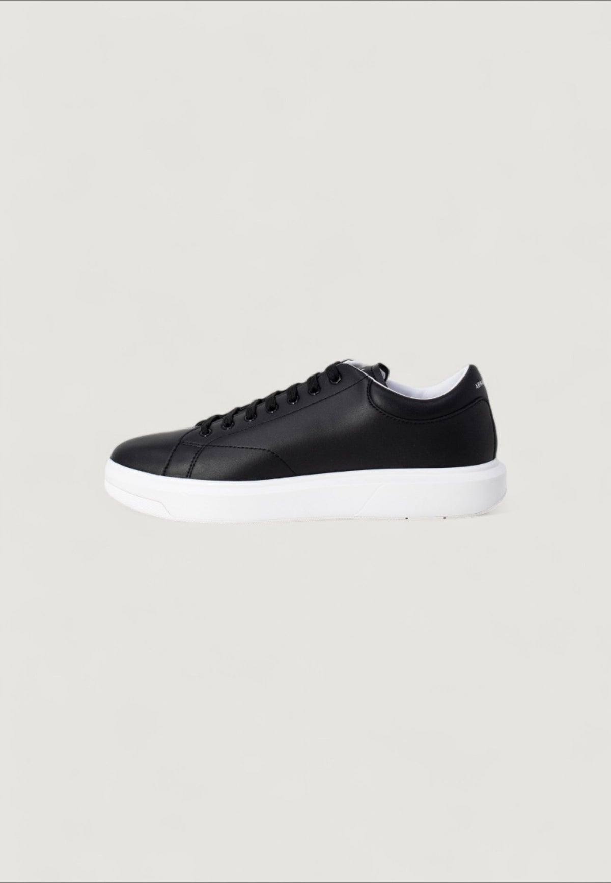 Armani Exchange Leren Sneakers Heren – Zwart