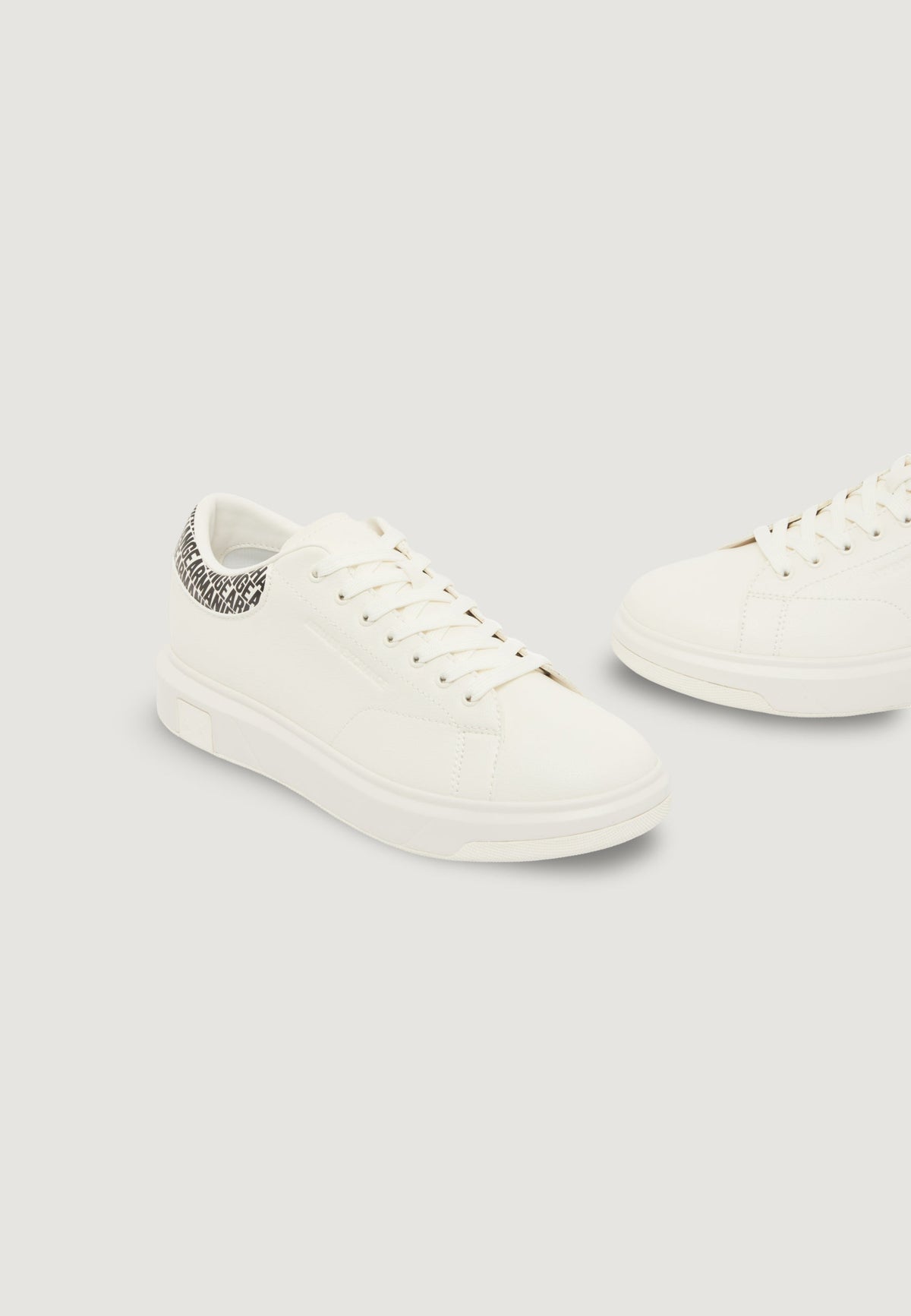Armani Exchange Sneakers met Rubberen Zool Heren – Wit