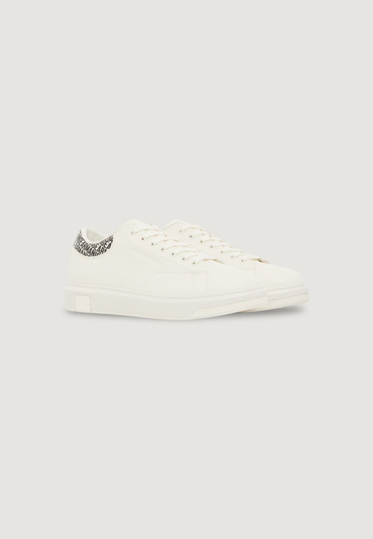 Armani Exchange Sneakers met Rubberen Zool Heren – Wit
