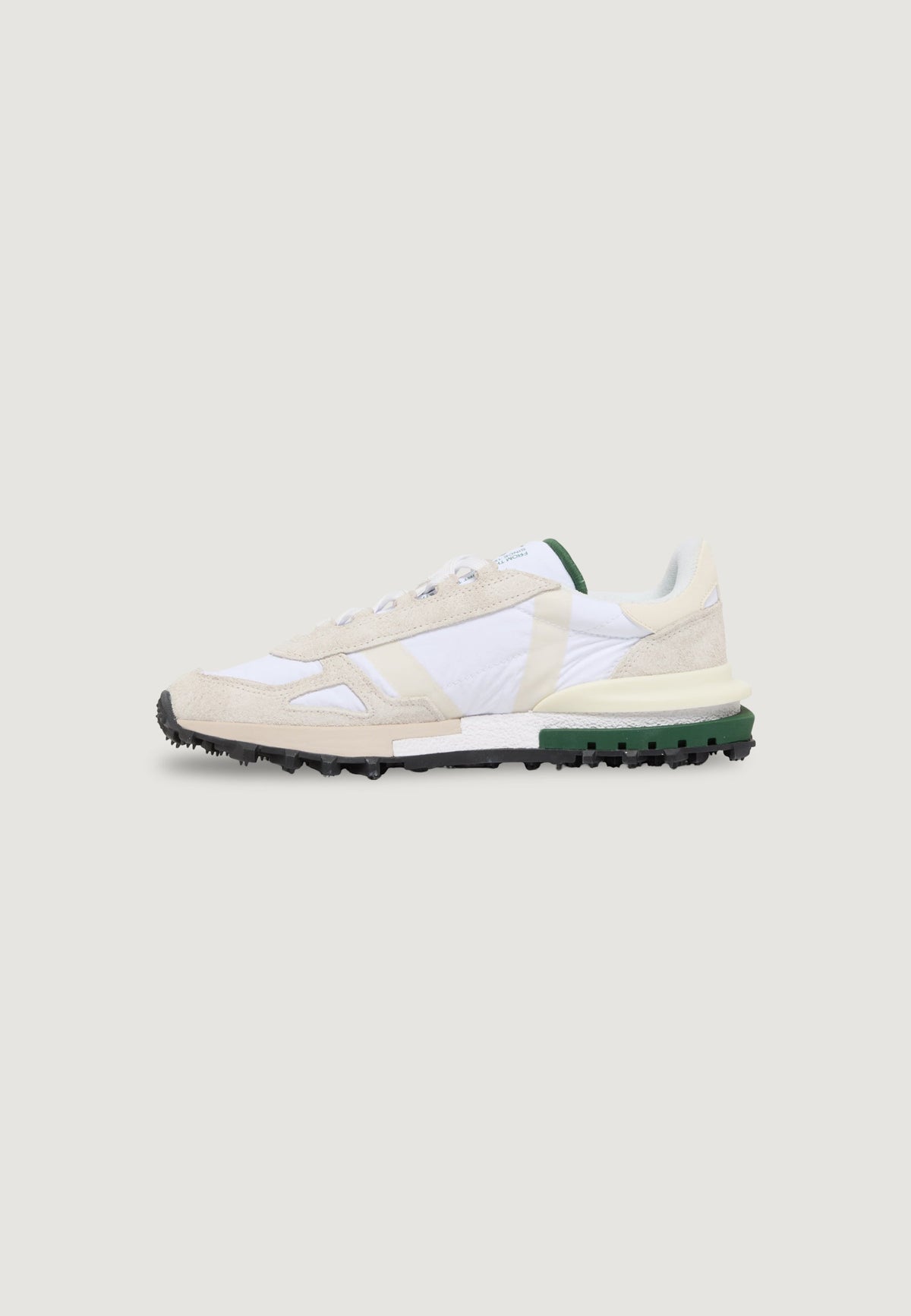Lacoste Elite Active Sneakers van nylon en suède – Wit