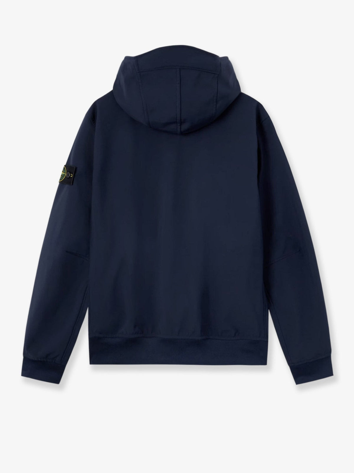 Stone Island Soft Shell-R Jas met capuchon – Marineblauw