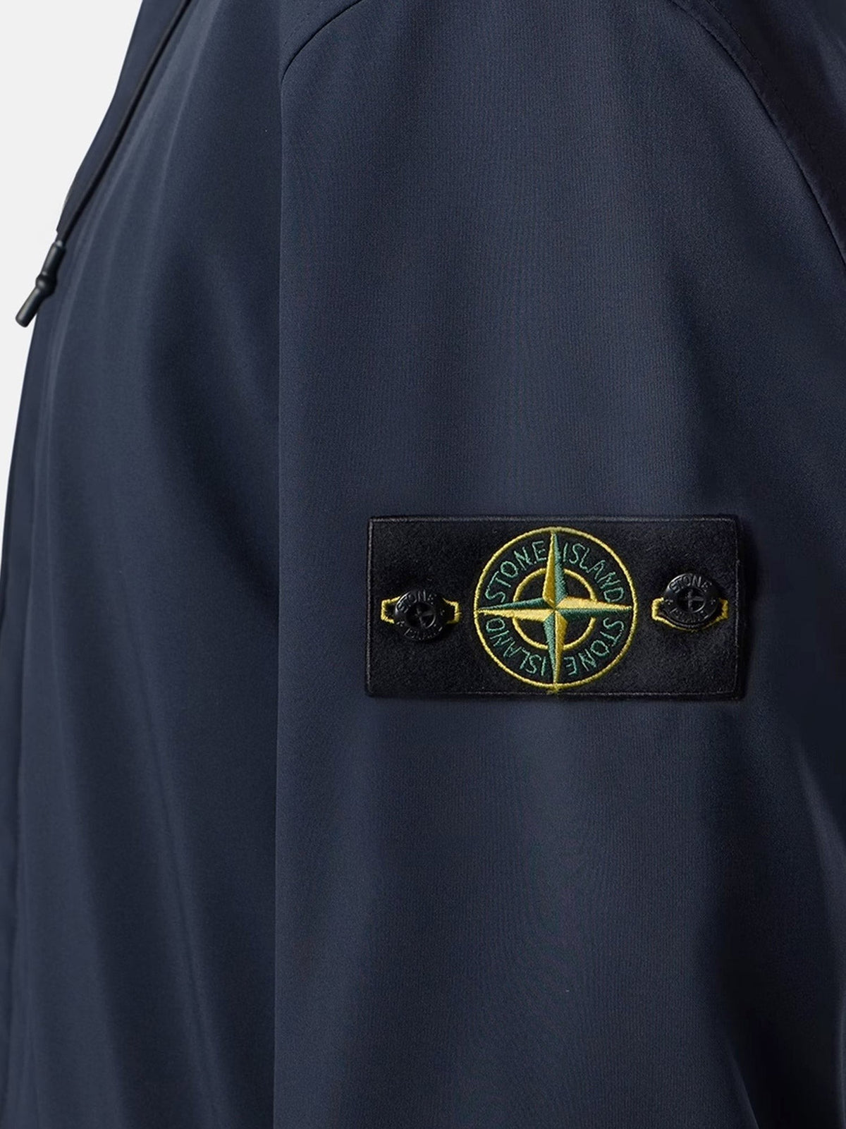Stone Island Soft Shell-R Jas met capuchon – Marineblauw
