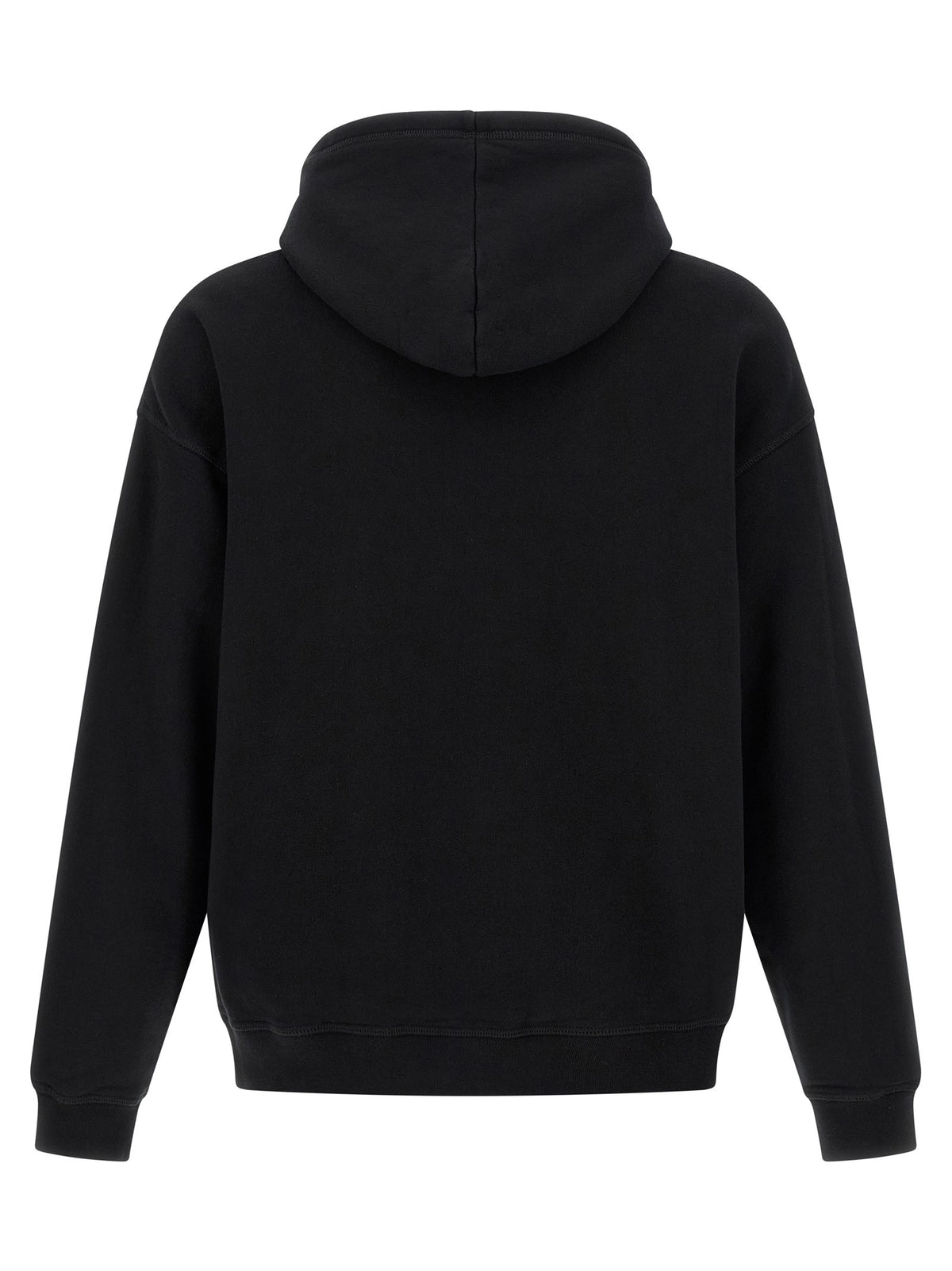 Dsquared2 Fleece Hoodie met logo – Zwart