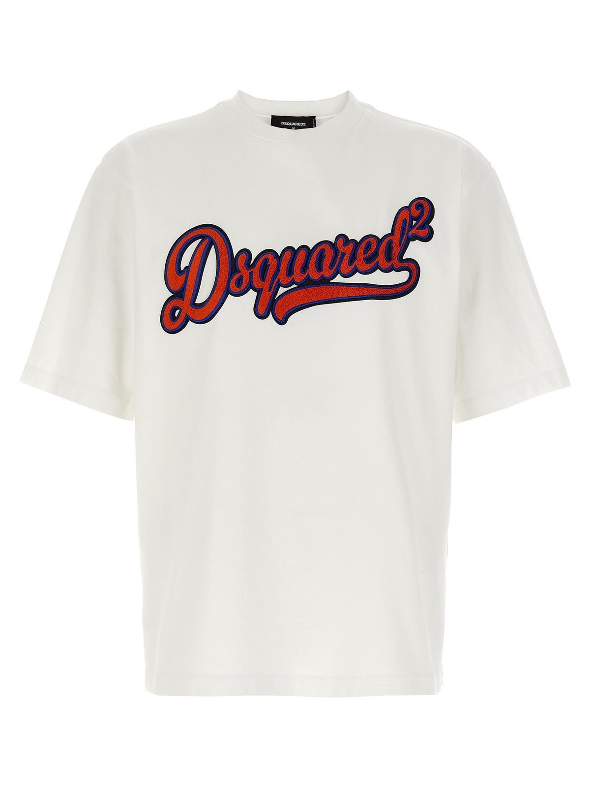 Dsquared2 T-shirt met reliëfprint – Wit
