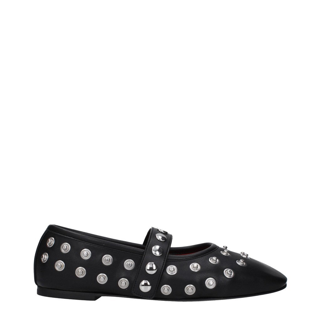 Stella McCartney Ballerina's van imitatieleer – Zwart