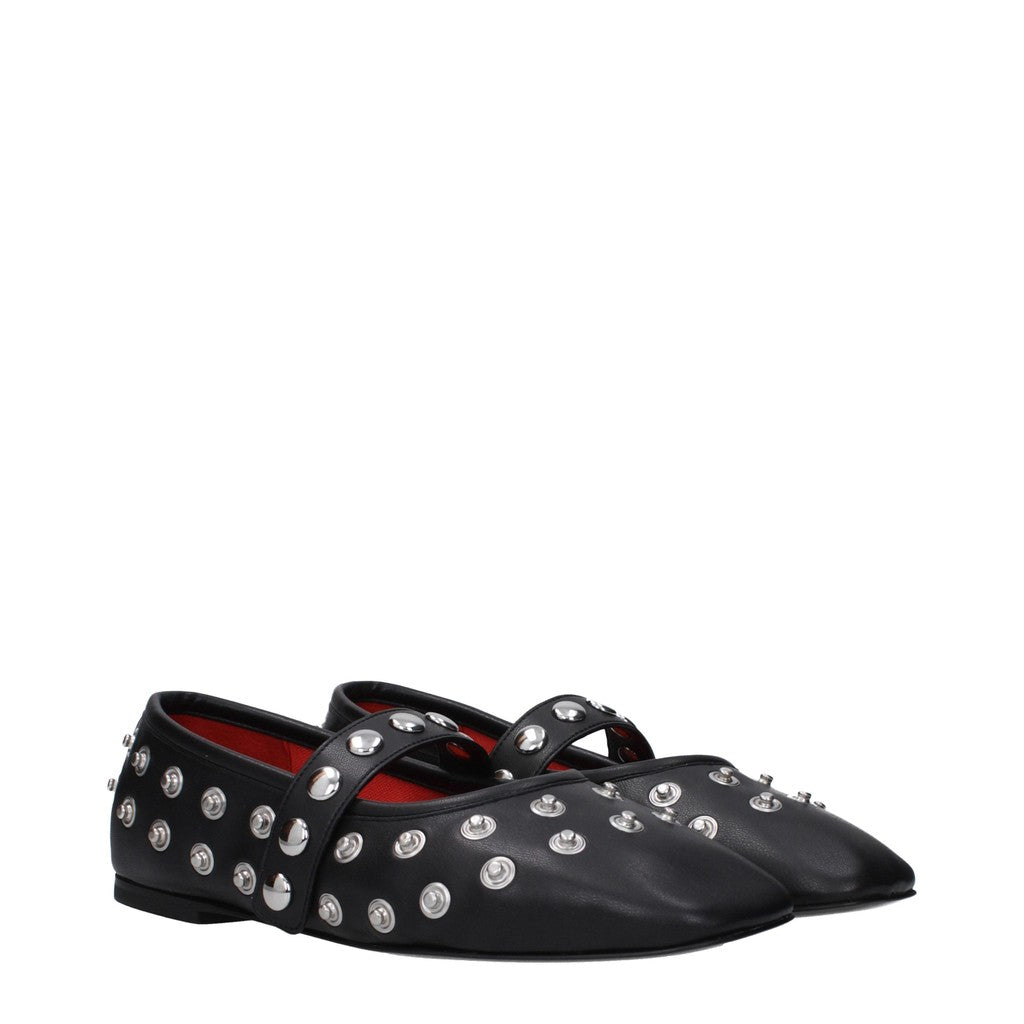 Stella McCartney Ballerina's van imitatieleer – Zwart
