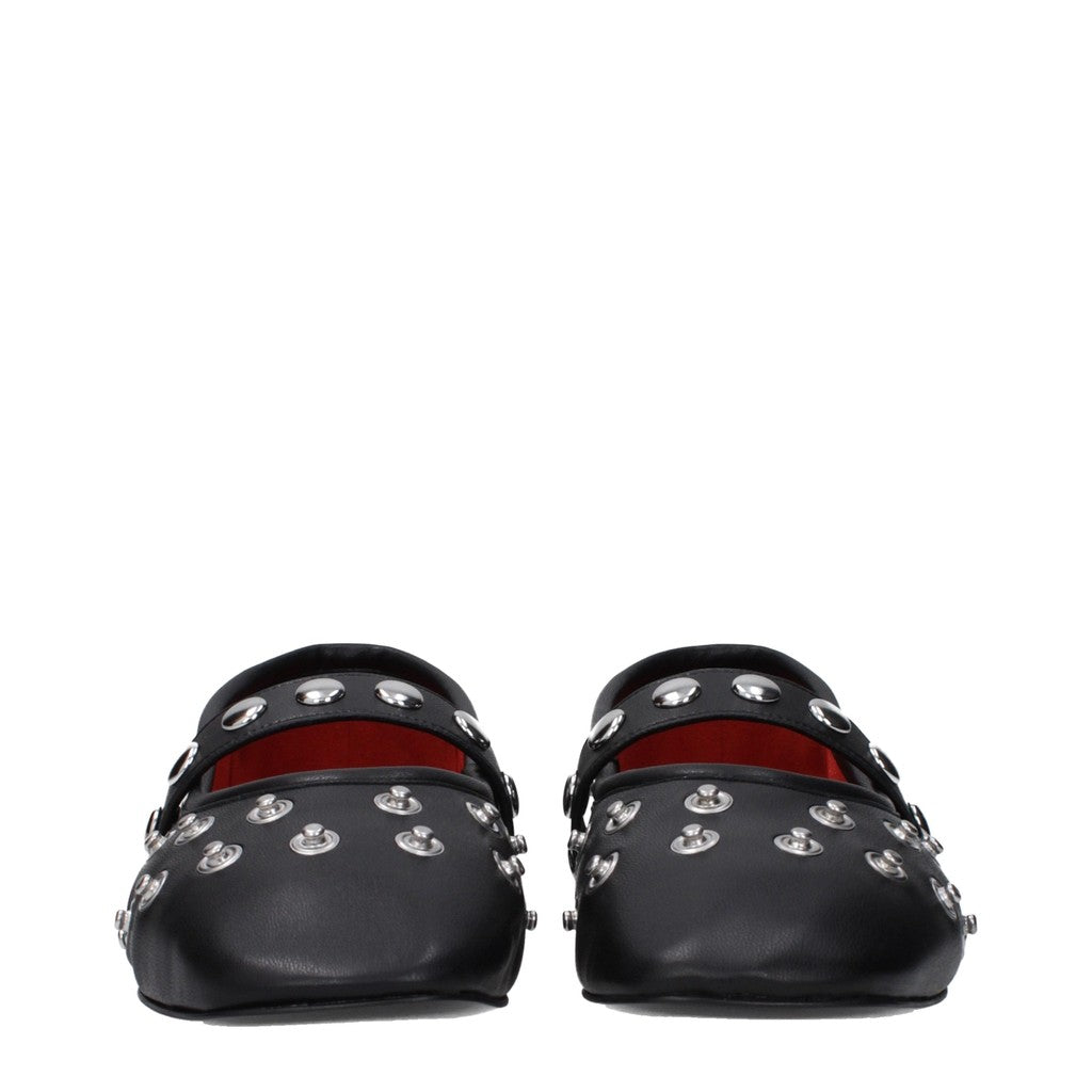 Stella McCartney Ballerina's van imitatieleer – Zwart