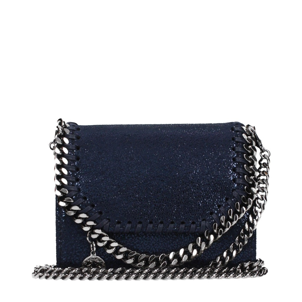 Stella McCartney Crossbodytas met kettingband – Marineblauw