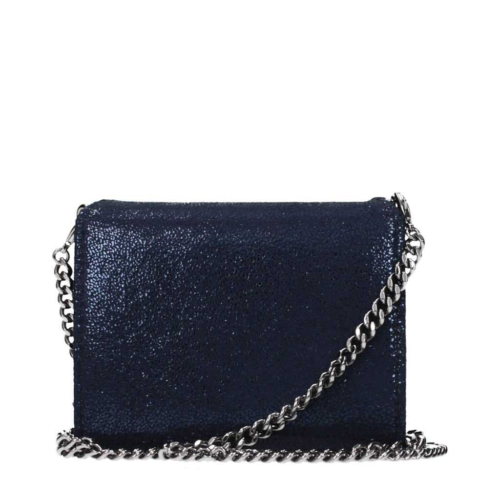 Stella McCartney Crossbodytas met kettingband – Marineblauw