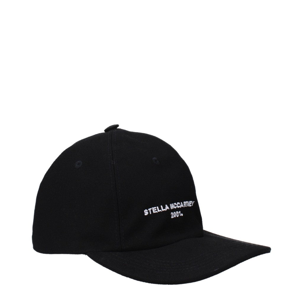 Stella McCartney Katoenen pet met logo – Zwart