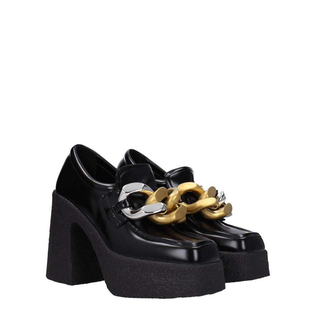 Stella McCartney Loafers van imitatieleer – Zwart