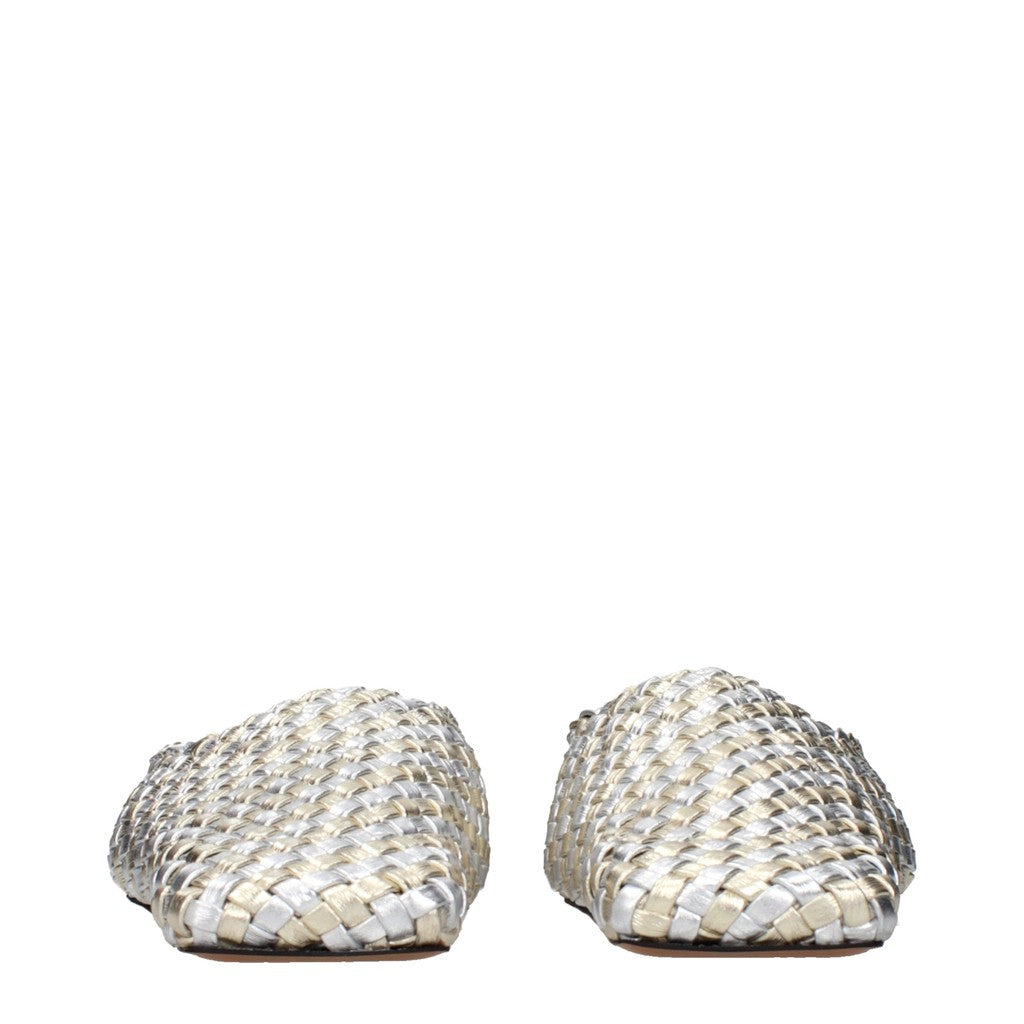Stella McCartney Metallic muiltjes – Zilver