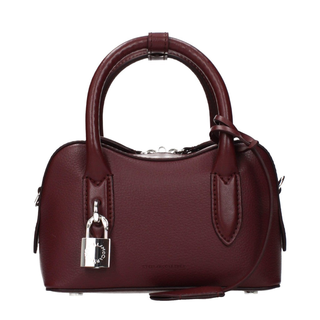 Stella McCartney Mini handtas met hangslot – Bordeaux