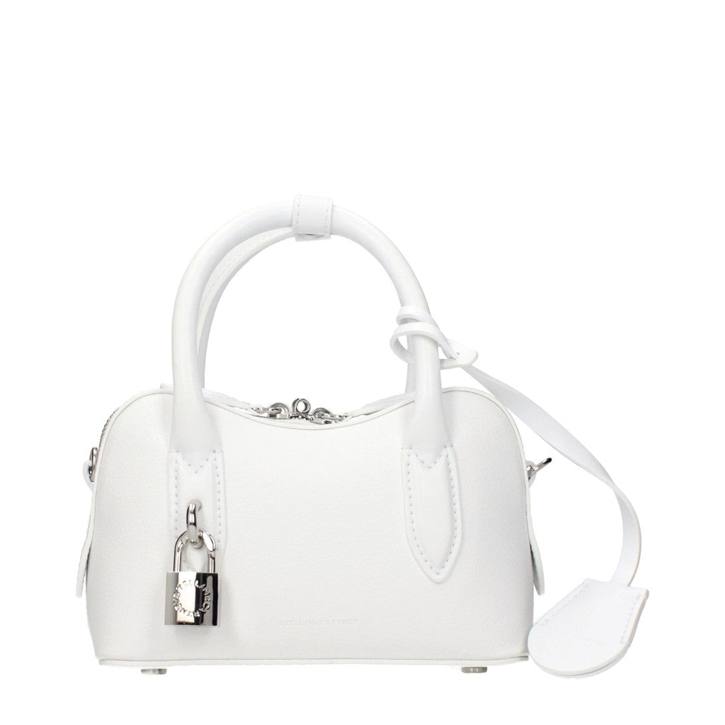 Stella McCartney Mini handtas met hangslot – Wit
