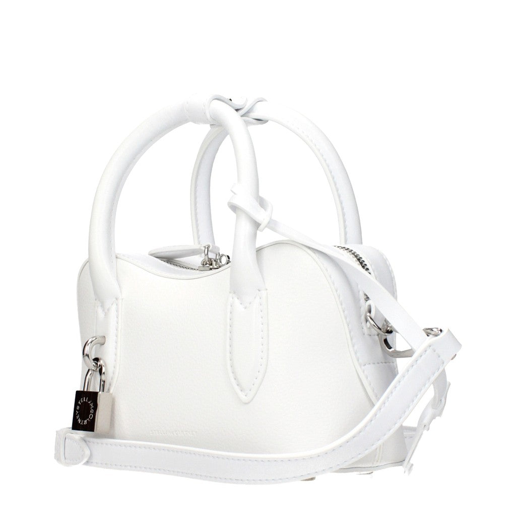 Stella McCartney Mini handtas met hangslot – Wit
