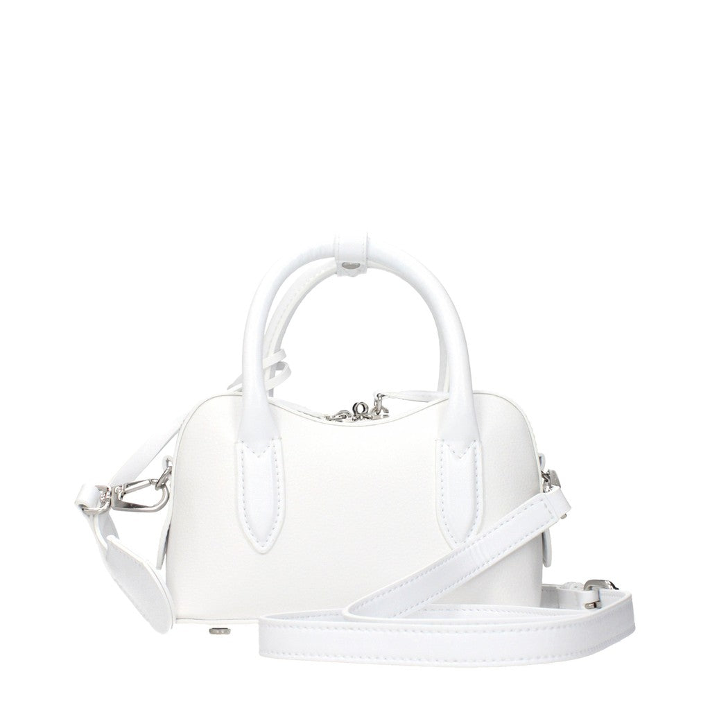 Stella McCartney Mini handtas met hangslot – Wit