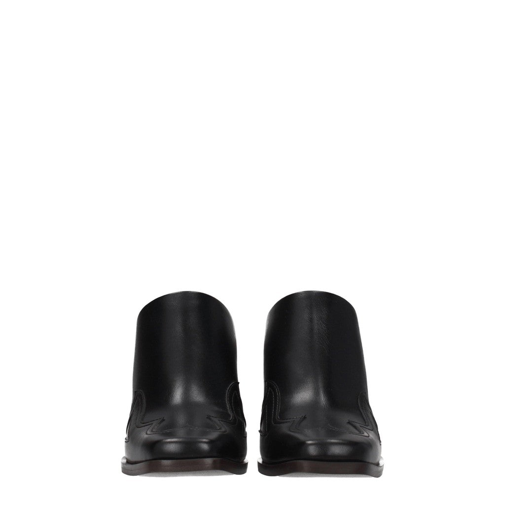 Stella McCartney Muiltjes van imitatieleer – Zwart
