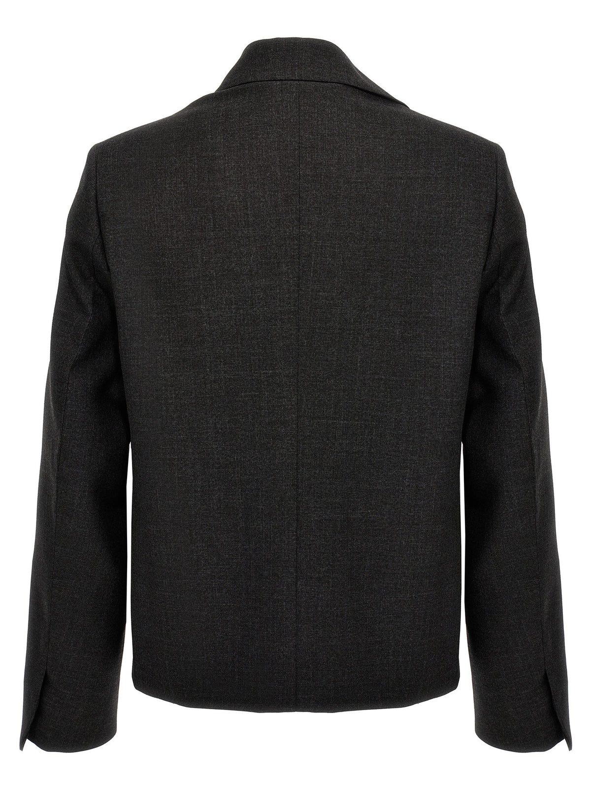 Givenchy Wollen Blouson met overhemdkraag – Grijs