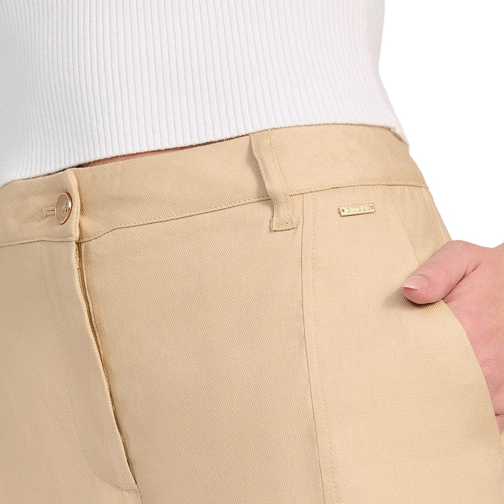 Guess Short met zak en sluiting met rits en knoop – Beige