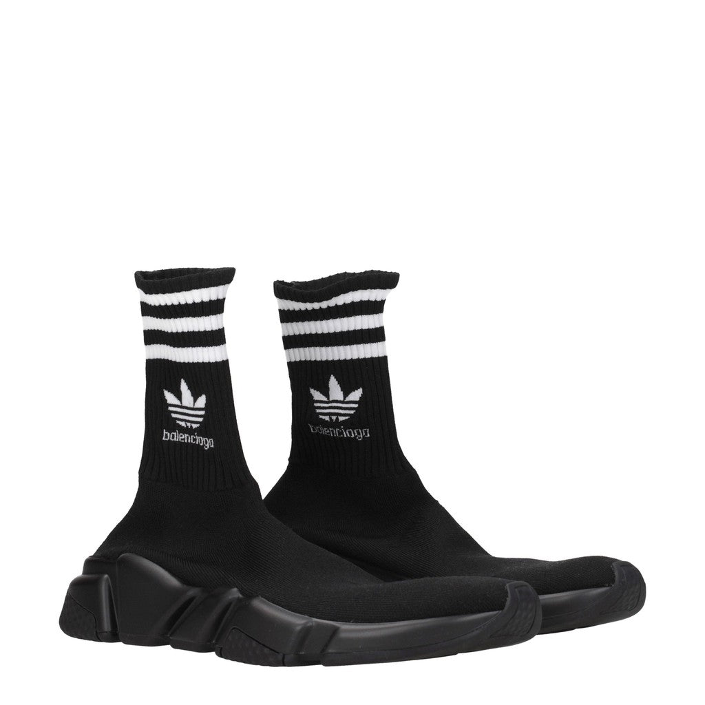 Balenciaga x adidas Speed Sneakers Heren – Zwart / Wit