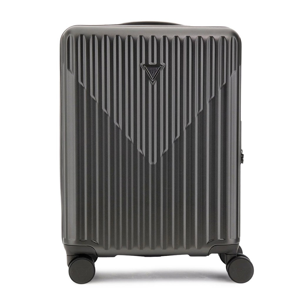 Guess Compacte trolley met ritssluiting – Antraciet