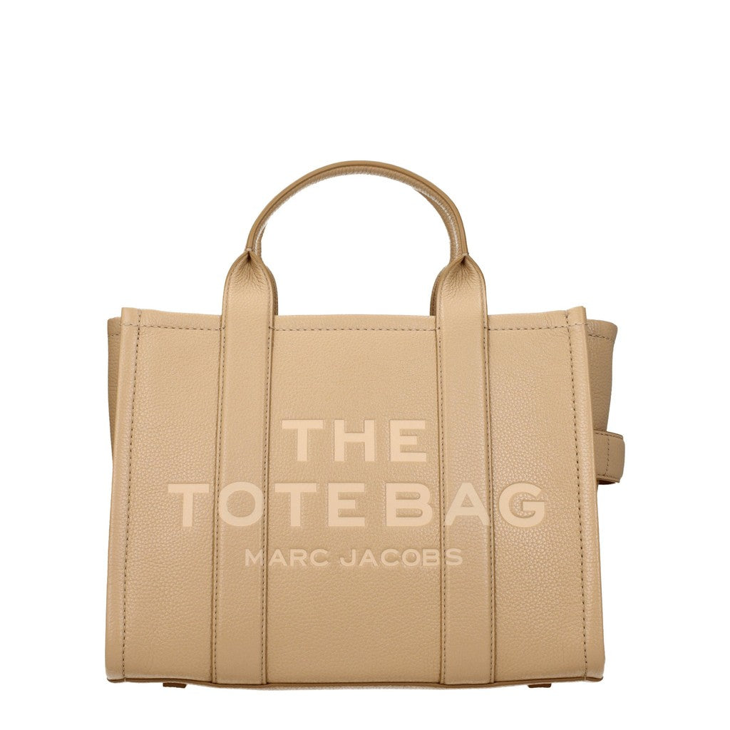 Marc Jacobs The Tote Shopper van leer – Camel