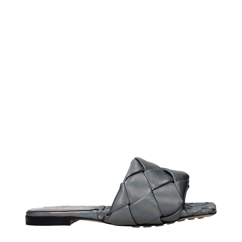 Bottega Veneta Sandalen met open neus – Zilver