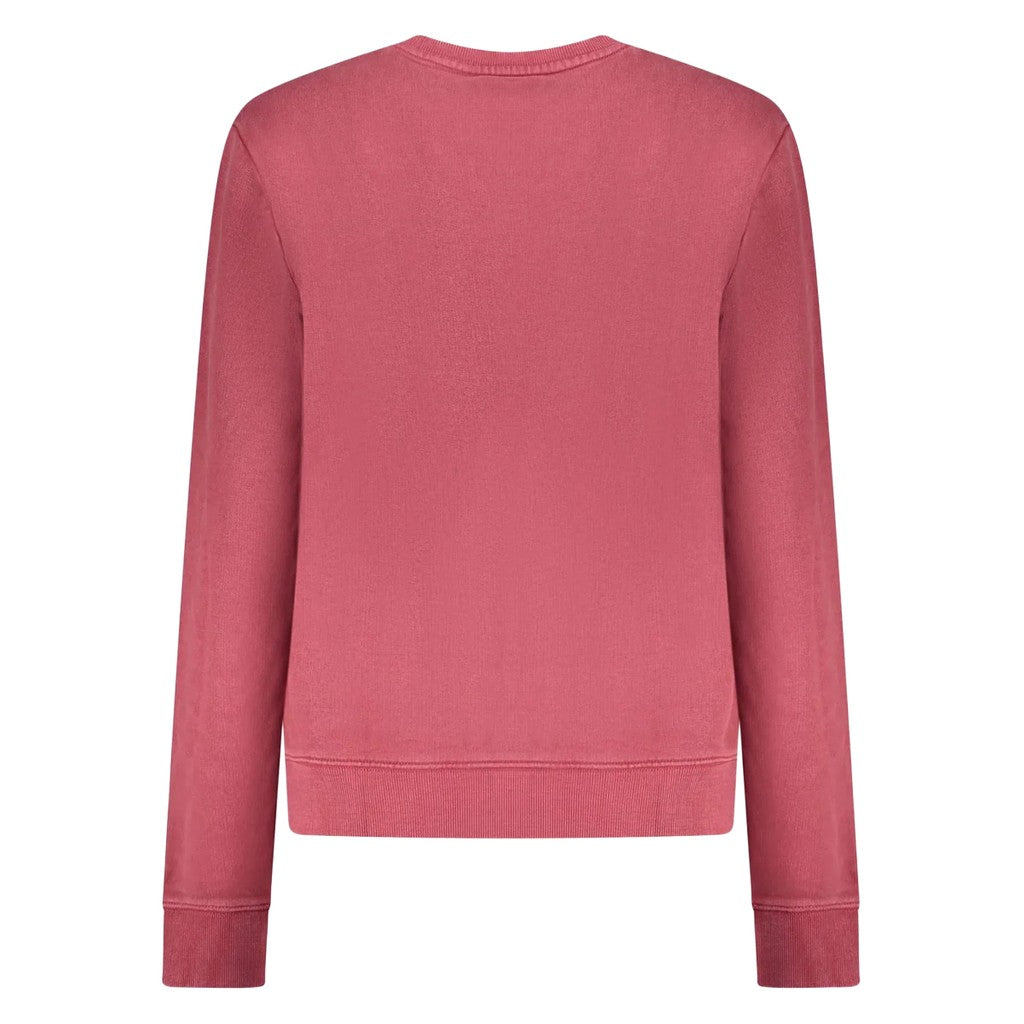 Guess Sweater met ronde hals en geborduurd logo – Rood