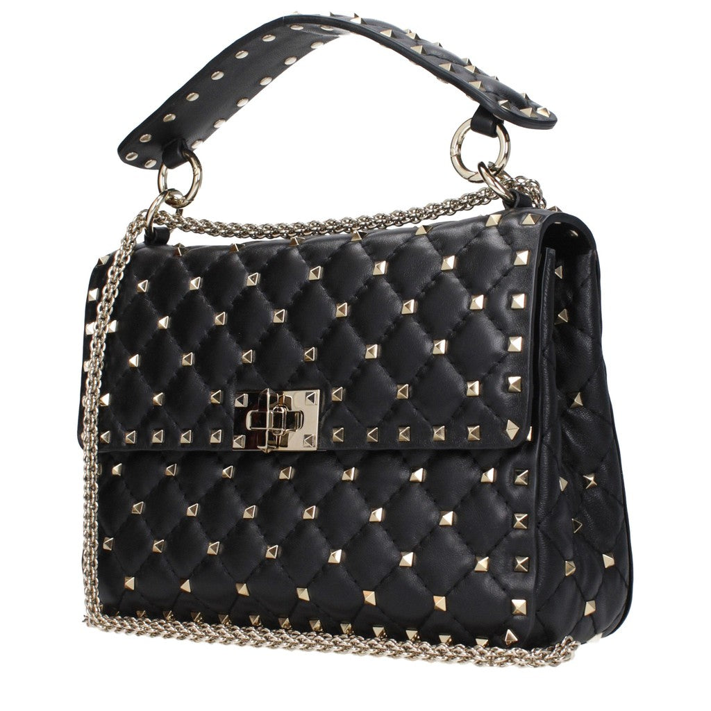 Valentino Garavani Rockstud Spike Schoudertas – Zwart