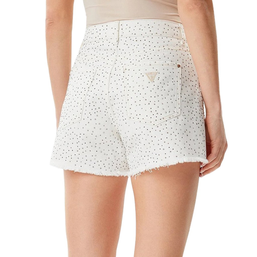Guess Short met zak en sluiting met rits en knoop – Wit