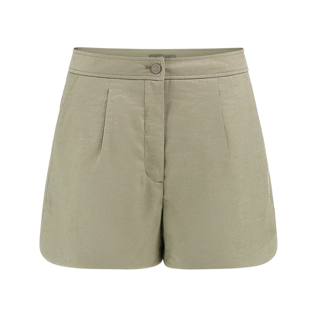 Guess Short met zakken en sluiting met rits en knoop – Saliegroen