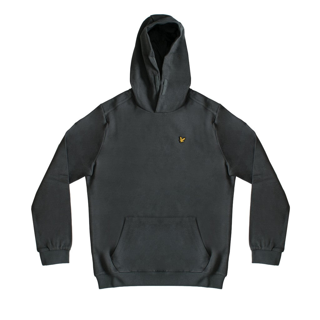 Lyle & Scott Kids Hoodie met geborduurd logo – Antraciet