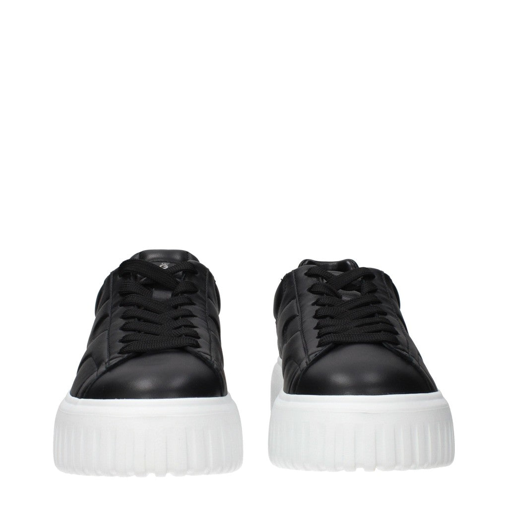 Hogan H-Stripes Sneakers met rubberen zool – Zwart