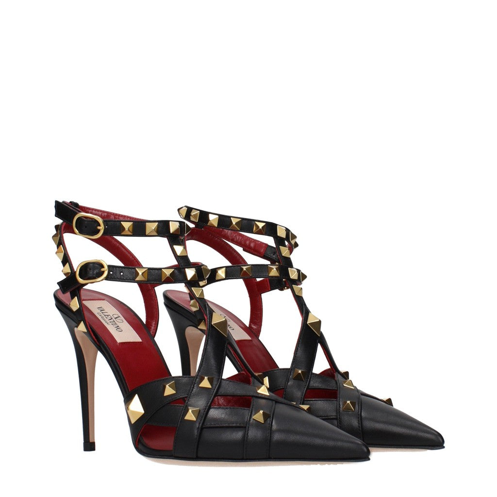 Valentino Garavani Studdy Sandalen – Zwart