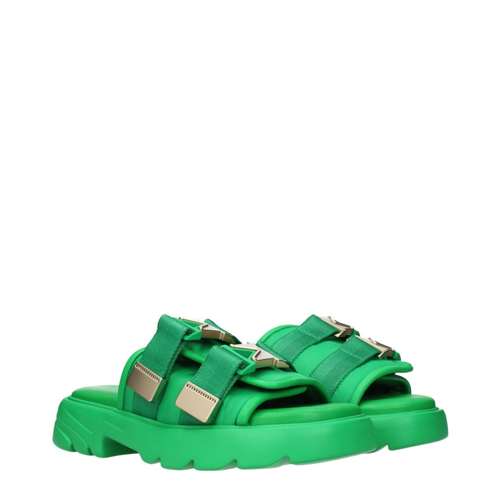 Bottega Veneta Herensandalen met klittenband – Groen