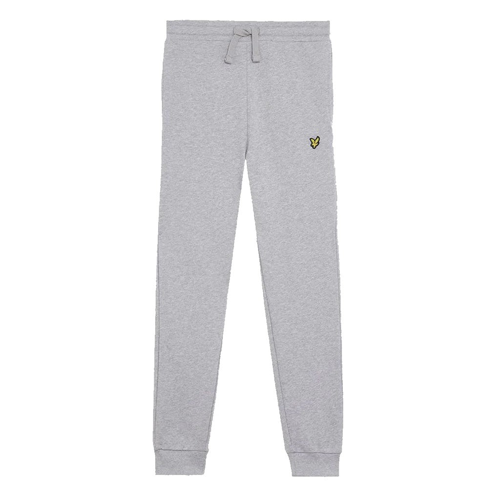 Lyle & Scott Kids Joggingbroek met trekkoord en logo – Lichtgrijs