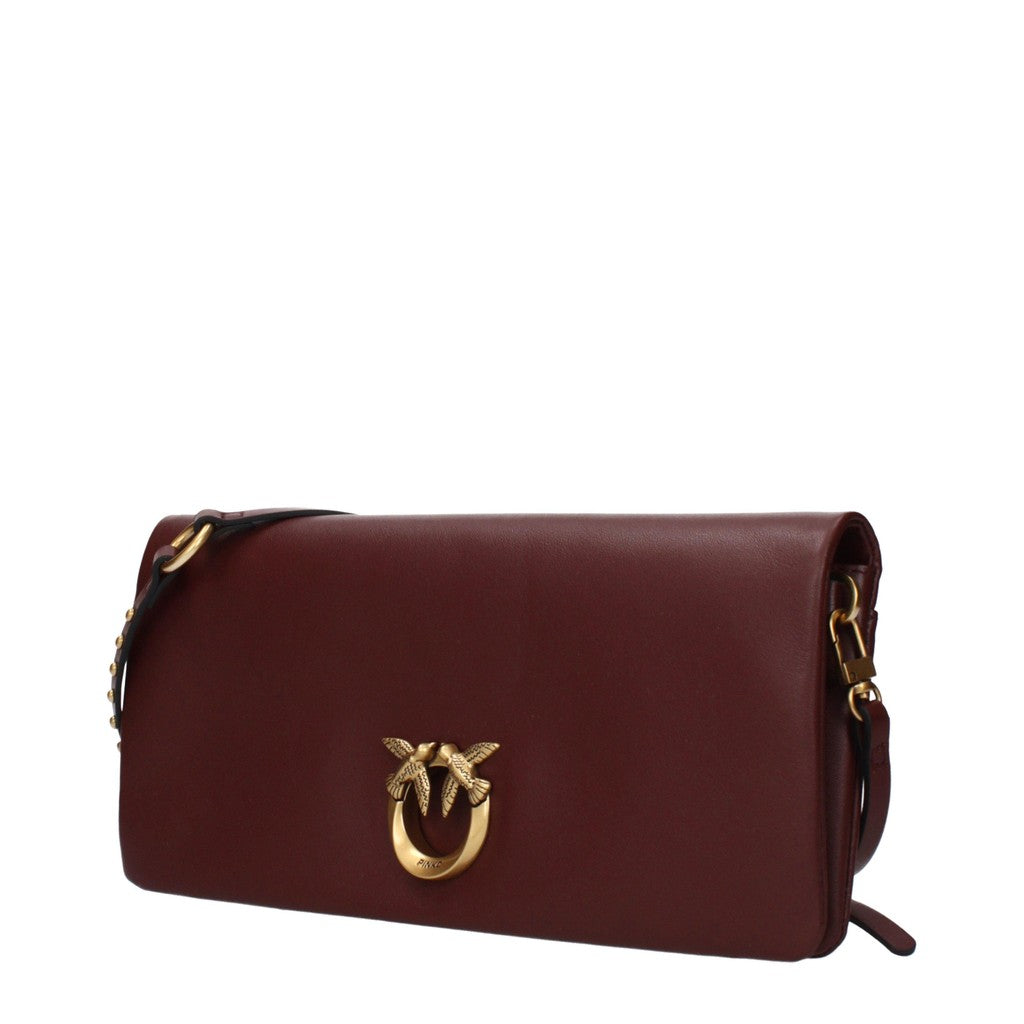 Pinko Love Bag Click Soft Horizontal Clutch – Bordeauxrood