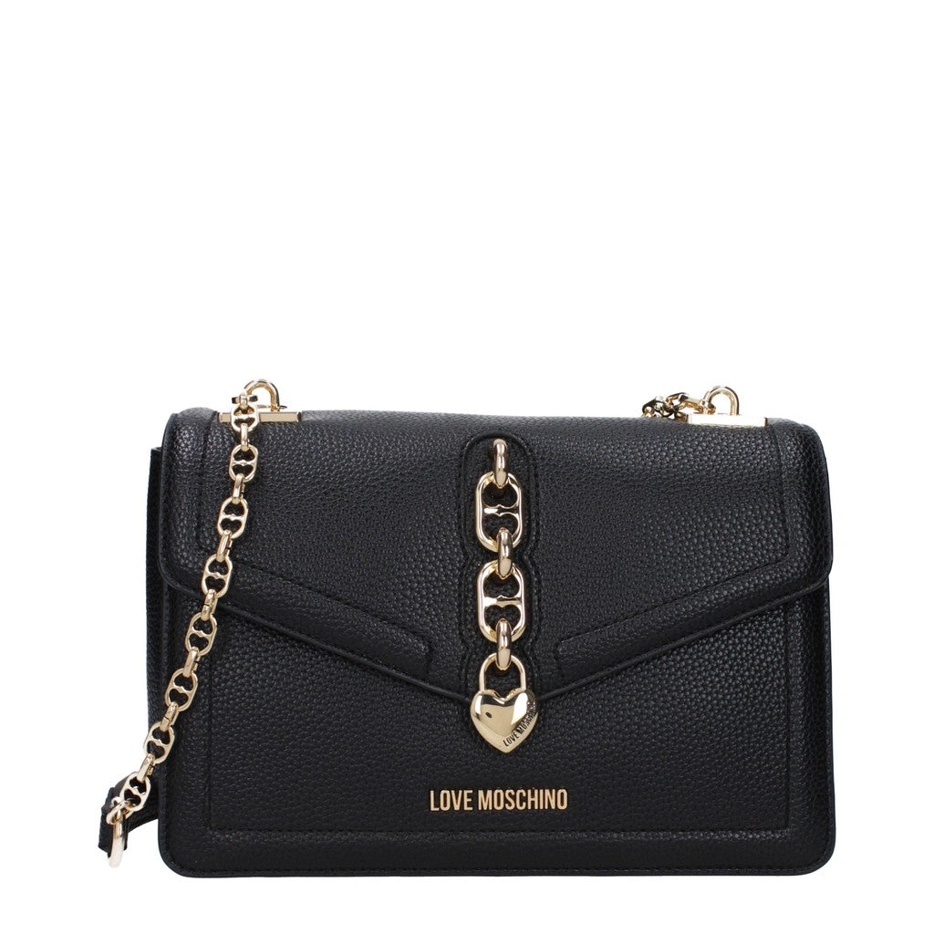 Love Moschino Compacte schoudertas met drie vakken – Zwart