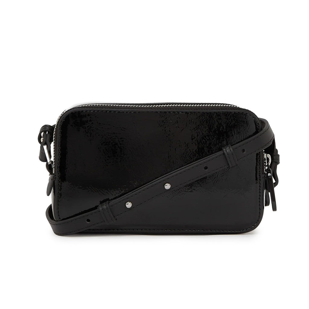 Karl Lagerfeld Kleine crossbodytas met ritssluiting – Zwart