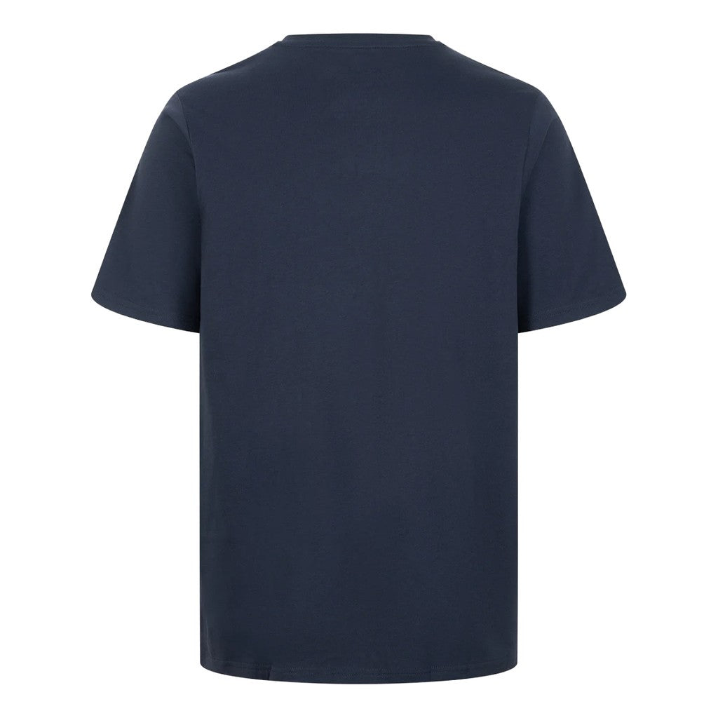 Converse T-shirt met ronde hals en bedrukt logo – Marineblauw