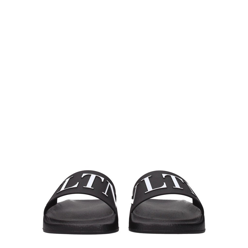 Valentino Garavani Rubberen sandalen – Zwart