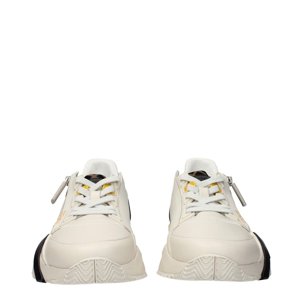 Fendi Sneakers met elastiek en rits – Beige / Bruin