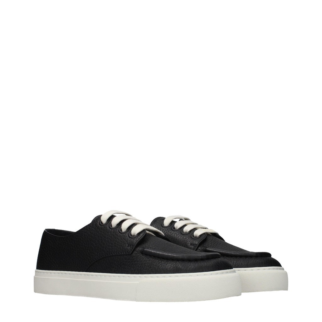 Prada Leren sneakers – Zwart