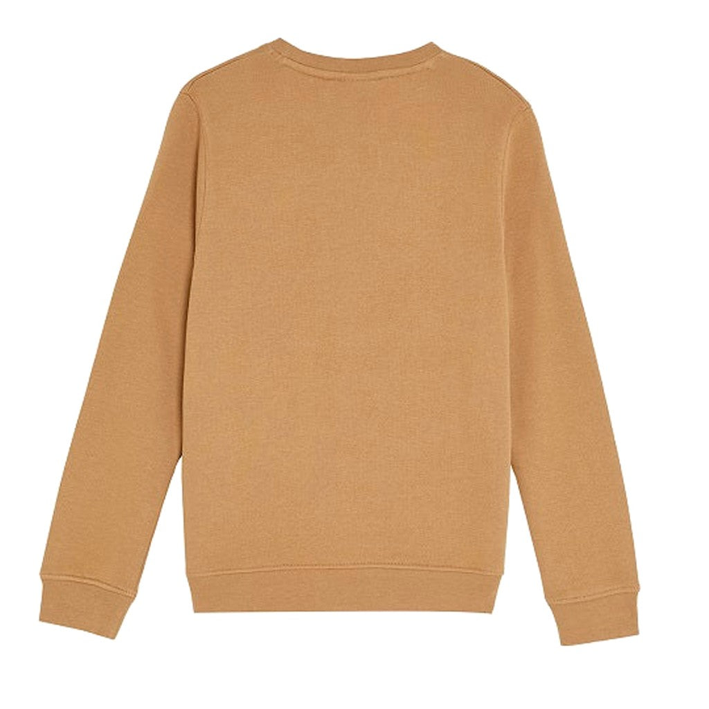 Lyle & Scott Kids Sweater met geborduurd logo – Camel