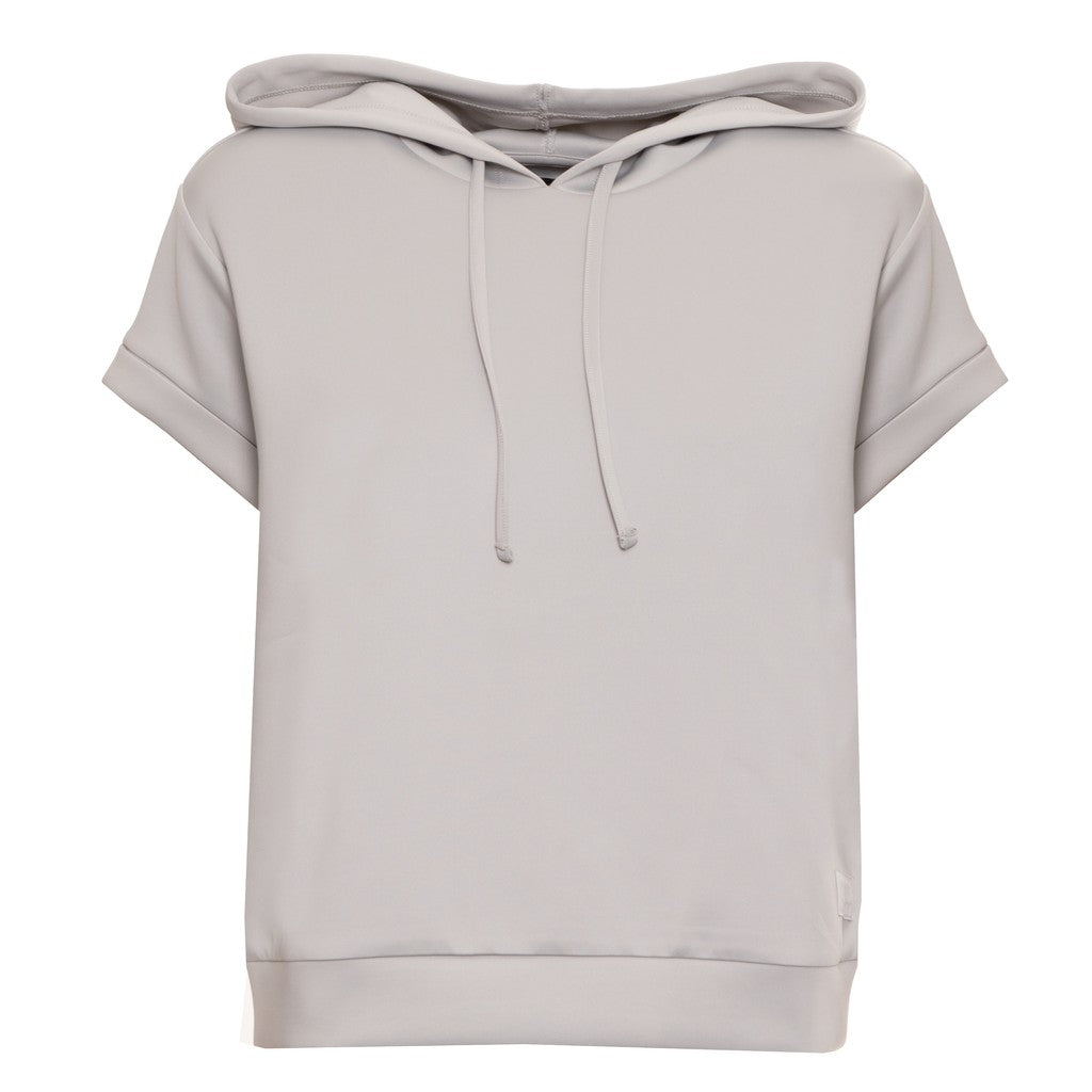Converse Cropped hoodie met korte mouwen – Grijs