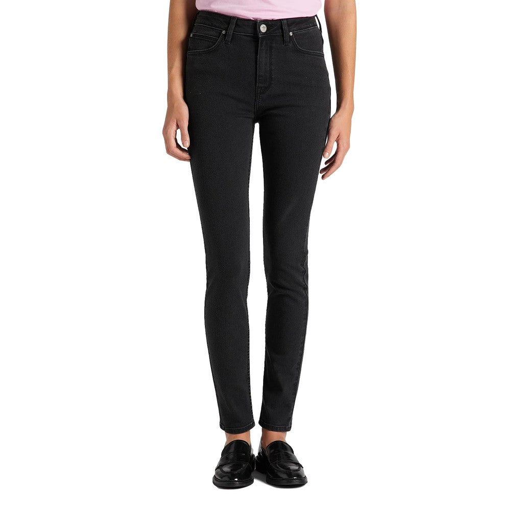 Lee Scarlett High Skinny fit jeans – Zwart