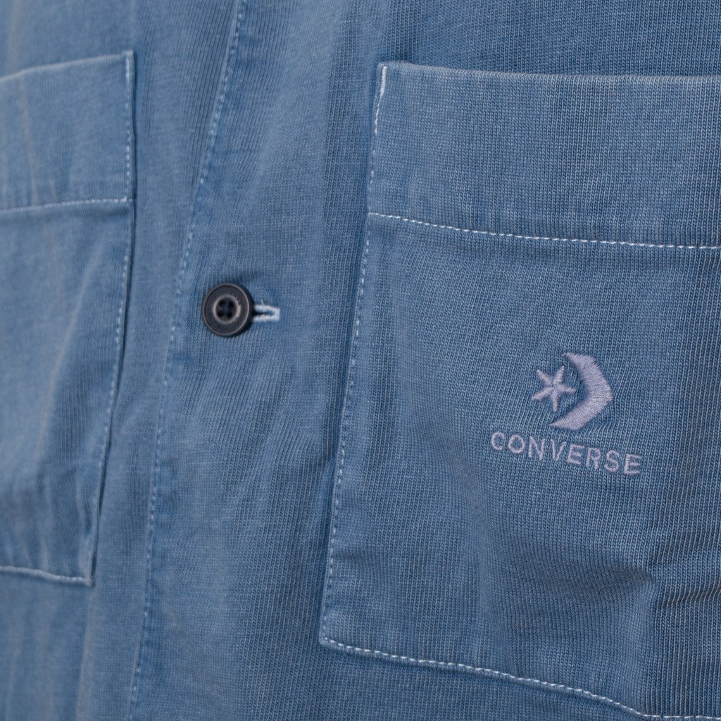 Converse Denim overhemd met korte mouwen – Blauw